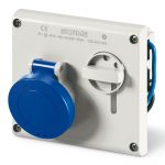 SCAME OMNIA Switched interlocked socket 400.1683