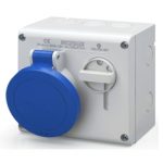 SCAME OMNIA Switched interlocked socket 500.1683