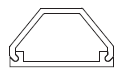 Euroduct Mini Cable Trunking ED6