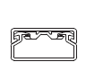 Euroduct Light Duty Mini Cable Trunking EM1225