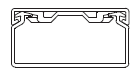 Euroduct Light Duty Mini Cable Trunking EM2040