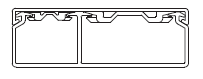 Euroduct Light Duty Mini Cable Trunking EM2061
