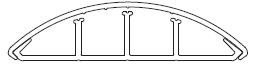Euroduct Floor Cable Trunking FD1873, FD1873A